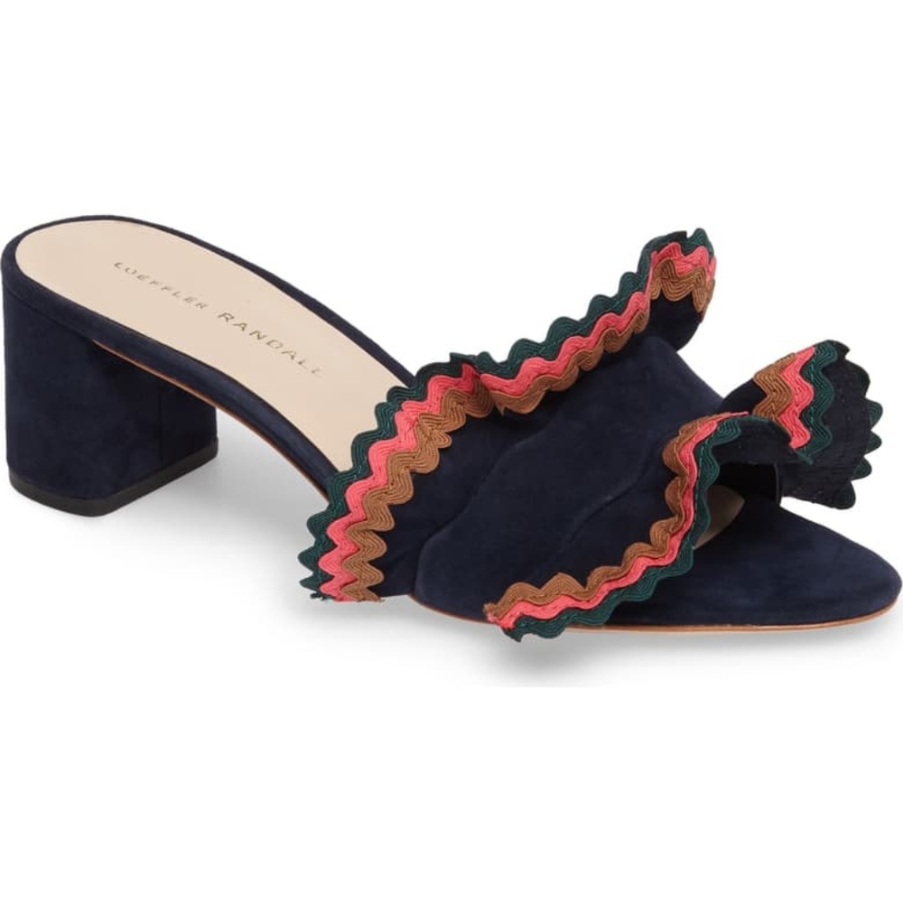 Loeffler Randall Vera Ruffled Slide Sandal